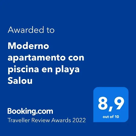Moderno Apartamento Con Piscina En Playa Салоу